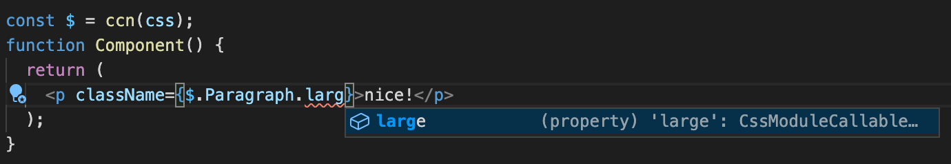 Autocompletion in VS Code