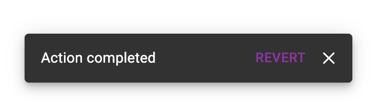 Material UI's Toast Component