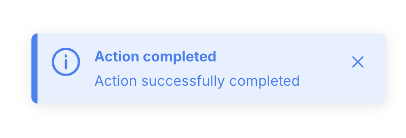 PrimeReact's Toast Component